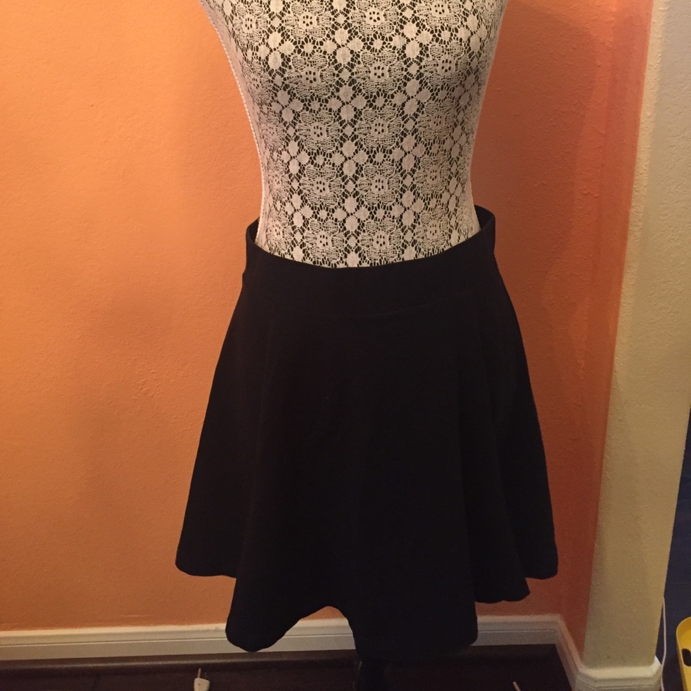 Black Skater Skirt